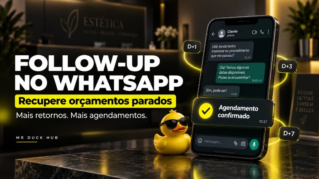 Follow-up no WhatsApp para Clínicas