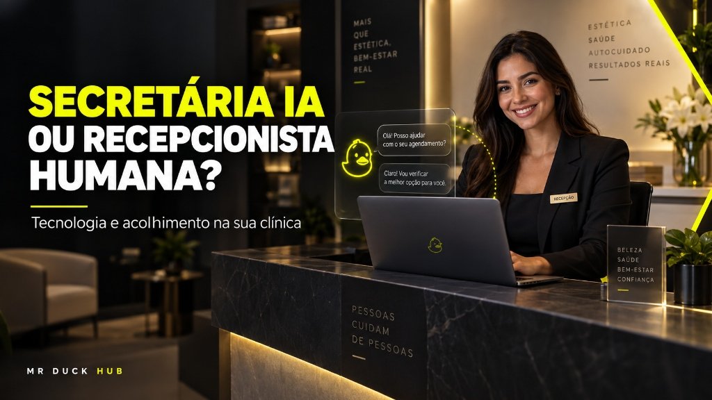 Secretária IA ou Recepcionista Humana?