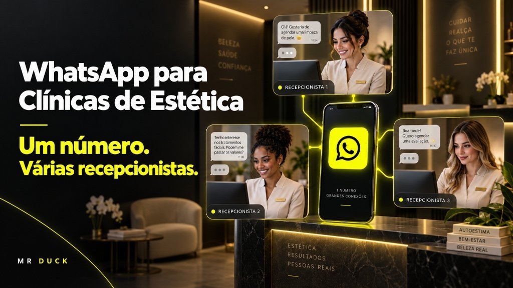 WhatsApp para Clínicas de Estética com Múltiplas Recepcionistas